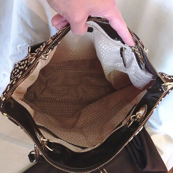 Kate Spade Lindenwood Safari Tote & Wallet Bundle EUC - Picture 5 of 15